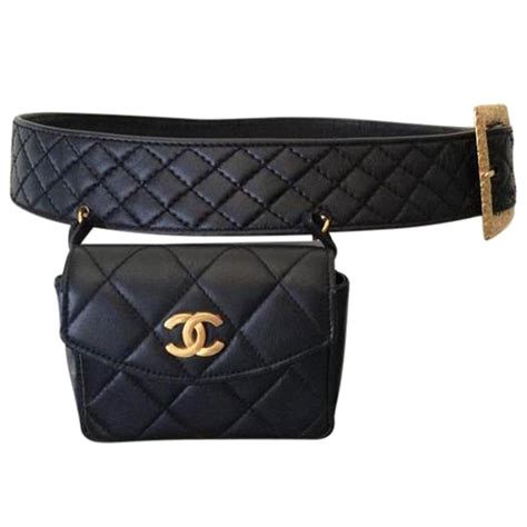 vintage chanel black vinyl stretch belt|Chanel belt original.